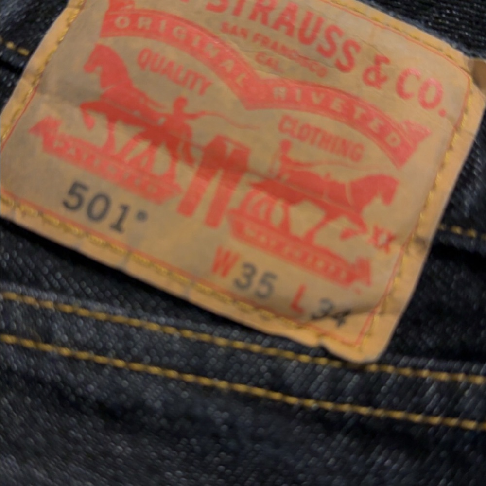 Levi's Men's Dark Indigo Straight Jeans